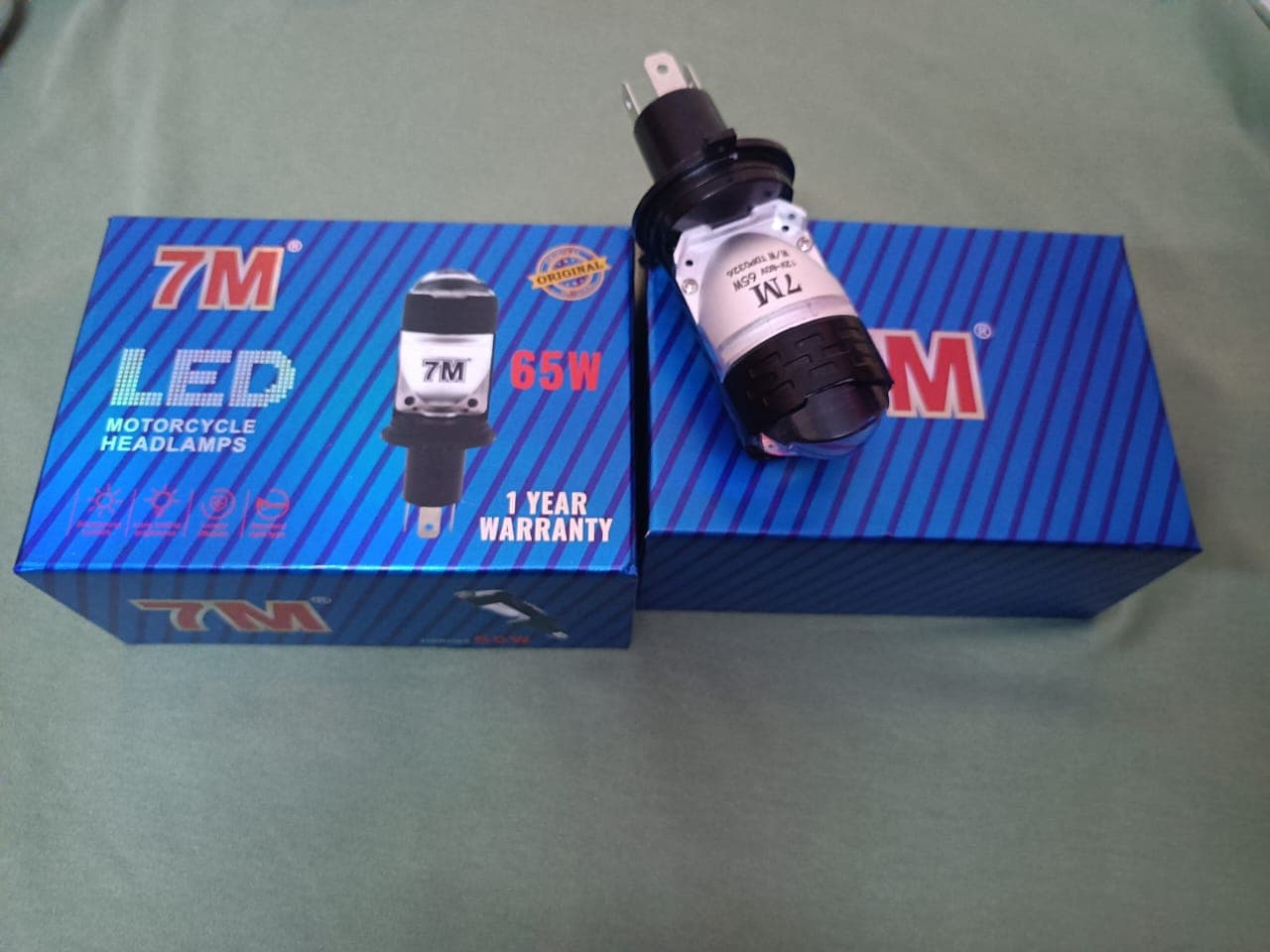 7M Universal 65W Lens LED Headlight