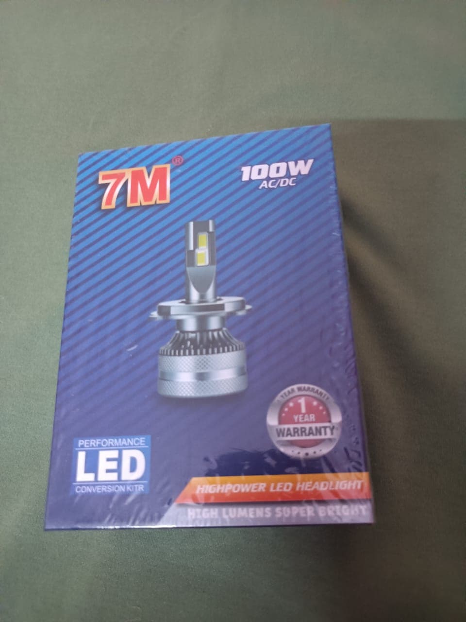 7M Universal 100W Lens LED Headlight
