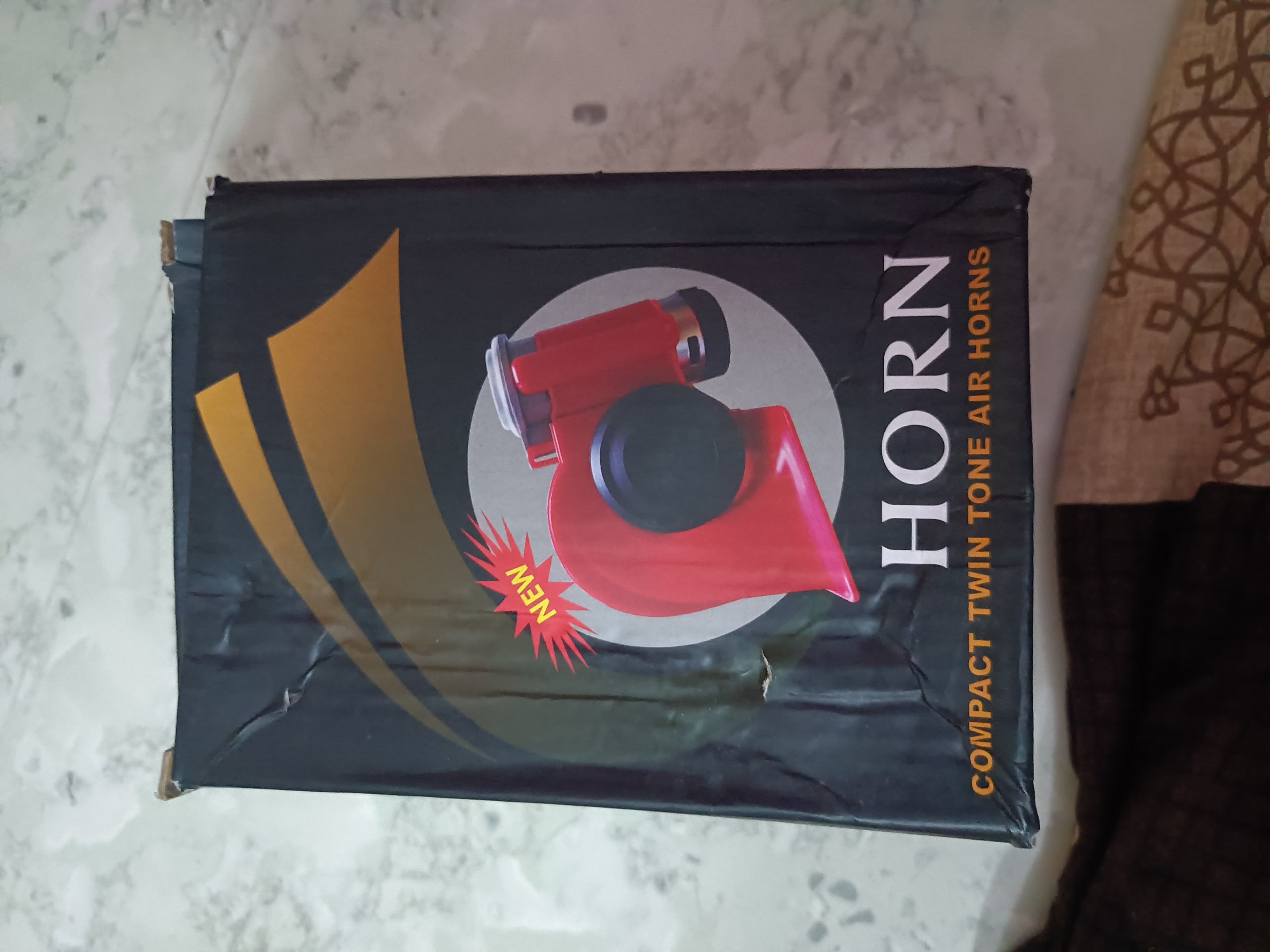 compact twin tome air horn